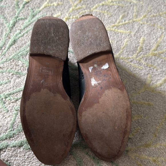 Dune London brogue black leather pull on Chelsea boot 40 - Picture 4 of 7